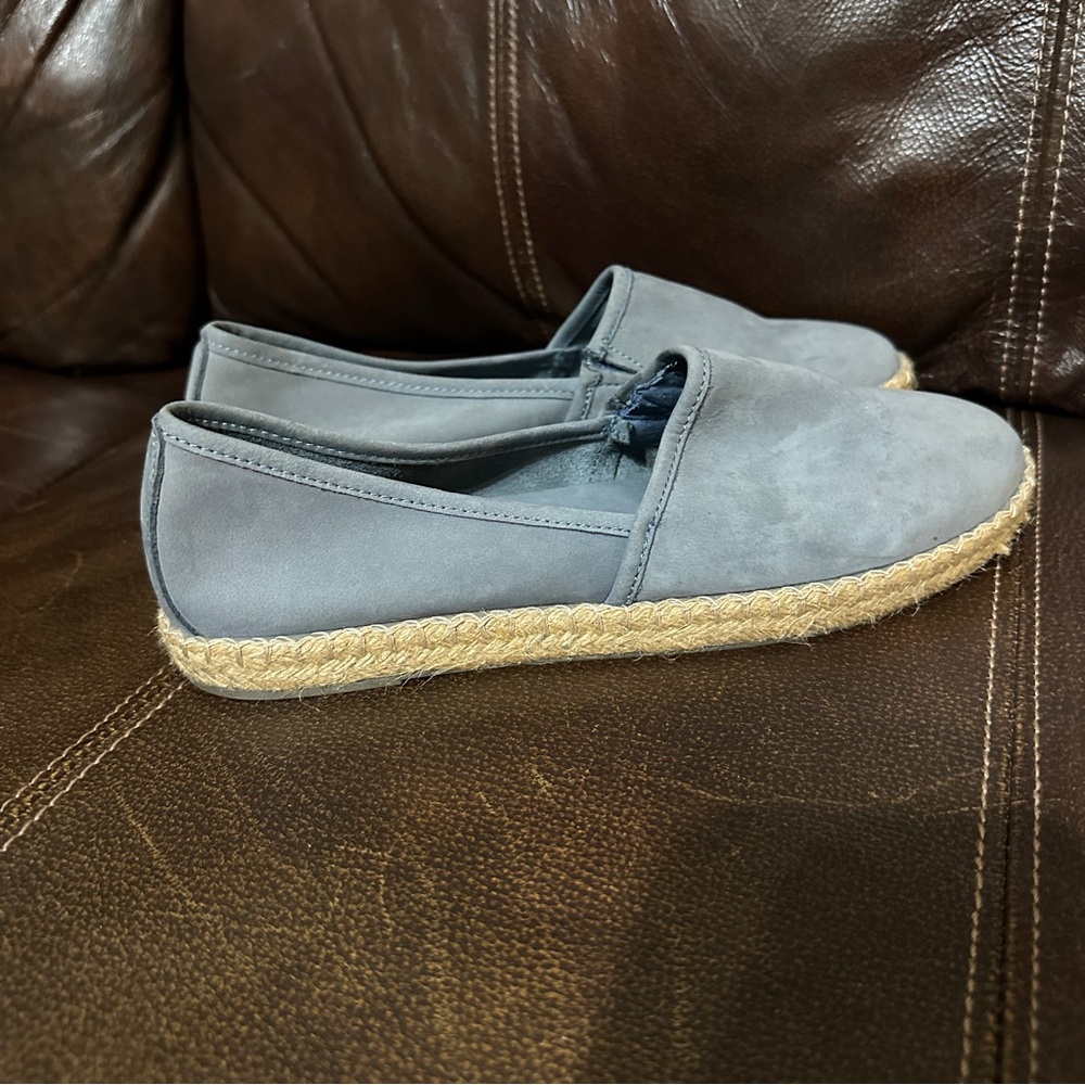 Charleston Shoe Co Women’s Size‎ 8 Dunes Navy Blue Espadrilles Shoes Jute EUC
